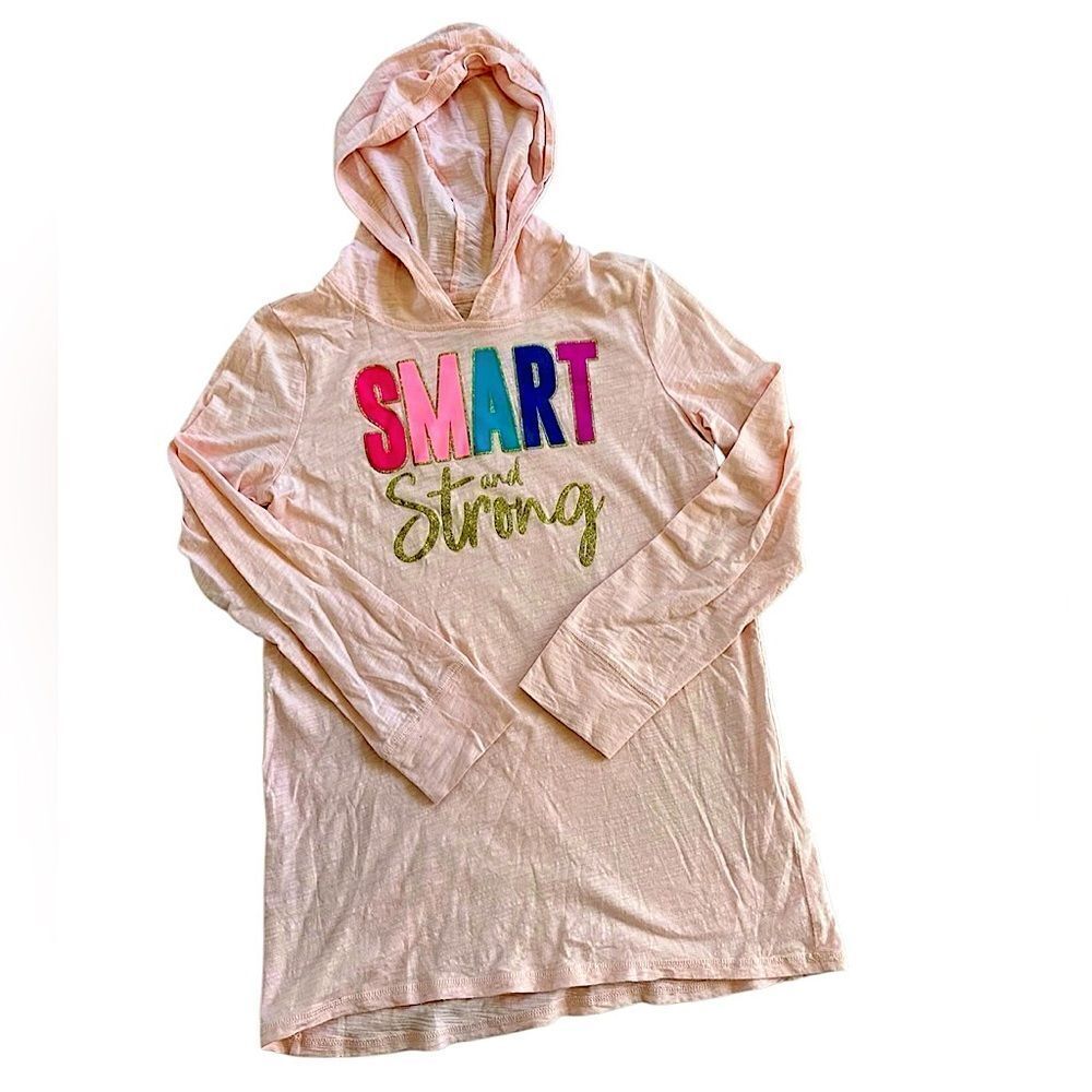 🌴 OshKosh Smart and Strong Hooded Tee Size 14